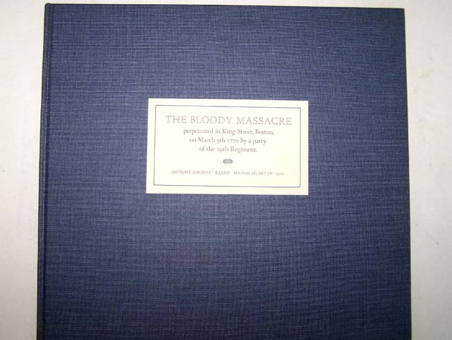 A Limited Edition Reprint of Paul Revere's famous depiction of the "Bloody Massacre" which took place in Boston on March 5, 1770. — image 2